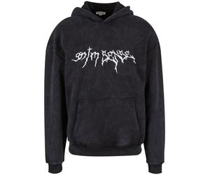 9N1M SENSE Sudadera 'Goth' negro / blanco M negro / blanco