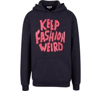 9N1M SENSE Sudadera 'Keep Fashion Weird' granadina / negro S granadina / negro