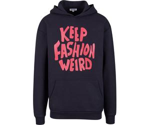 9N1M SENSE Sudadera 'Keep Fashion Weird' granadina / negro XL granadina / negro