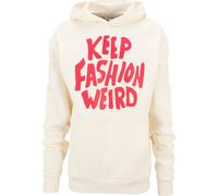 9N1M SENSE Sudadera 'Keep Fashion Weird' granadina / offwhite XL granadina / offwhite
