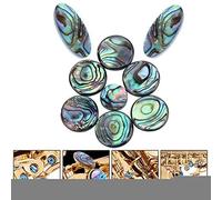 9pcs botones de tecla de concha de saxofón saxofón botón de tecla de saxofón para saxofones soprano, alto y tenor accesorios de juego