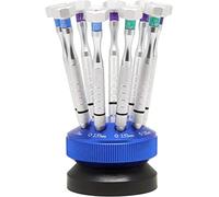 9Pcs Glasses Screwdriver Kit Set, Flathead With Case, Eyeglass Repair Precision Screwdrivers Tool Kit With Phillips And Flathead Screwdriver For Glasses, HUANGHAIQIU