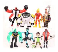 9PCS / SET Ben 10 Figura de acci?n 5