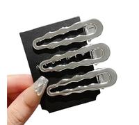 9Pcs/Set Sweet Fashion Metal Hairpin Non Slip Geometric Hollow Hair Pin Women Barrettte Clip(L)