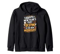 9PM es la nueva víspera de Año Nuevo a medianoche Sudadera con Capucha