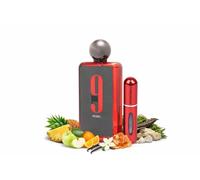 9PM Rebel Eau de Parfum 100ml - Perfume Unisex para Hombre y Mujer, Fresco Intenso, Larga Duración, con Notas de Piña y Maderas + Atomizador Drikanbest 5ML Gratis