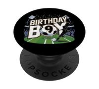9th Birthday Boy Soccer Design with Number Nine Soccer Ball PopSockets PopGrip Adhesivo