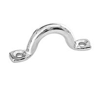 9Tong Acero Inoxidable Bucle de Cubierta Kayak Hardware Bucle Cubierta de Almohadilla Correa Almohadilla De Ojo para Barco Marino Aparejos SUS316 6mm 6Piezas