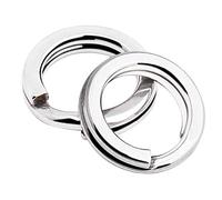 9Tong Anillos Partidos de Acero Inoxidable Agua Salada Conector de línea de Anillo Dividido de Pesca Anillos divididos de Pesca 100pcs 101lbs