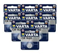9x Varta CR1620 3V Lithium Coin Cell Batteries 70mAh Para Reloj Control Remoto