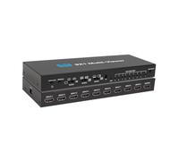 9x1 HDMI Multi-Viewer Conmutador Sin Costuras 4K HDMI 9 Pantalla Tiempo Real Multivisor Divisor Pantalla 9 Un 1 Apagado Adaptador 1x9