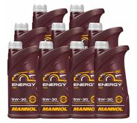 9x1 Litro MANNOL Energy 5W-30 Aceite Motor 7511 API SN/CH-4 ACEA A3/B4 Sintético