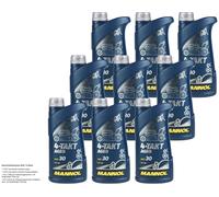 9x1 Litro Original Mannol aceite motor SAE 30 4-TAKT Agro Api Sg