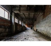 9x6FT (2.7x1.8m) Nave Industrial De Ladrillo Abandonada Fondo Fotográfico