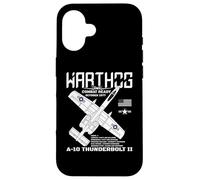 A-10 Warthog Fighter Jet Especificaciones Avión Militar Warthog Carcasa para iPhone 16