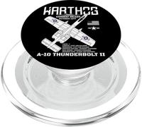 A-10 Warthog Fighter Jet Especificaciones Avión Militar Warthog PopSockets PopGrip para MagSafe