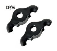 (A) 2 piezas de adaptador de pies de balancín a presión para ciclismo de interior, entrenador de resistencia