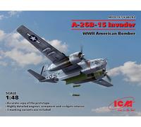 A-26b-15 Invader, WWII American Bomber 1:48 Plástico Modelo Kit Icm