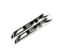 A.3D CBR Letter Sticker For Honda CBR 650 300 600 1000 RR Motorcycle Logo Sticker Fuel Tank Decorative Decals/c(Negro)