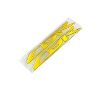 A.3D CBR Letter Sticker For Honda CBR 650 300 600 1000 RR Motorcycle Logo Sticker Fuel Tank Decorative Decals/c(Oro)