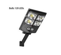(A-4 Head-120 LED) NUEVAS luces LED solares para exteriores, impermeables, 20 000 lm, luz de pared súper