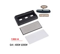 (A-4001000-kc-choice) Pietra per affilare i coltelli da cucina con base diamantata a doppia faccia,