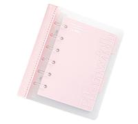 A 7 tamaños de Notebook Smooth Smooth Writing Paper Rings Bounds Journal Planner for Notes and Journals Writing Flexible Refill Pages Planner