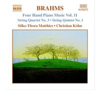 ãƒ-ãƒ©ãƒ¼ãƒ ã‚¹:4æ‰‹ã®ãŸã‚ã®ãƒ”ã‚¢ãƒŽä½œå“é›† 11(弦楽å››é‡å¥æ›²第3ç•ª/弦楽äº”é‡å¥æ›²第1ç•ª)