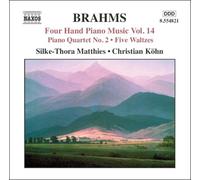 ãƒ-ãƒ©ãƒ¼ãƒ ã‚¹:4æ‰‹ã®ãŸã‚ã®ãƒ”ã‚¢ãƒŽä½œå“é›† 14(ãƒ”ã‚¢ãƒŽå››é‡å¥æ›²第2ç•ª/5ã¤ã®ãƒ¯ãƒ«ãƒ„)