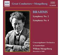ãƒ-ãƒ©ãƒ¼ãƒ ã‚¹:交éŸ¿æ›²第2ç•ª, 第4ç•ª(ã‚³ãƒ³ã‚»ãƒ«ãƒˆãƒ˜ãƒœã‚¦管/ãƒ¡ãƒ³ã‚²ãƒ«ãƒ™ãƒ«ã‚¯)(1941)