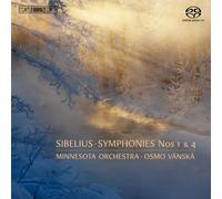 ã‚·ãƒ™ãƒªã‚¦ã‚¹ : 交éŸ¿æ›² 第1ç•ª | 交éŸ¿æ›² 第4ç•ª (Sibelius : Symphonies Nos 1 & 4 / Minnesota Orchestra , Osmo Vanska) [SACD Hybrid] [輸å…¥ç›¤ãƒ»æ-¥æœ¬èªž解説ä»˜]