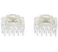 A&A Pearl Beads - Pinzas para el pelo, 2 unidades, 0,014901 kg