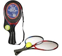 A a Z® 06175 - Juego de Tenis de Metal con Funda