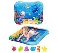 A aBlumen Alfombra de Agua para Bebés 95×76 cm - Tapete Sensorial e Inflable Ideal para Tummy Time - Estimula el Desarrollo y es un Regalo Divertido para 3 a 12 Meses