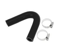 A ABSOPRO 1 Juego 19mm/0.75" ID 102mm/4.02" LongitPc 135° Manguera de Silicona Negra para Coche con Abrazaderas Manguera de Refrigerante Universal