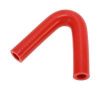 A ABSOPRO 1 Pc 16mm/0.63" ID 102mm/4.02" Length 135 Degrees Manguera de Silicona Roja para Refrigerante de Coche Universal