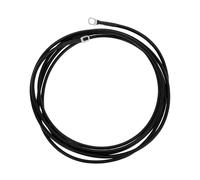 A ABSOPRO 1 Pc Cable De Inversor De Batería 10 AWG Calibre 10Ft 5/16" Terminal De Batería Universal para Vehículos De Automóviles Barcos Recreativos Y Solares Cobre Estañado Negro Reemplazo