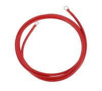 A ABSOPRO 1 Pc Cable De Inversor De Batería 5 Awg Calibre 9Ft 3/8" Lug 5/16" Lug Cable De Batería Universal para Coche Vehículo Barco RV Solar Cobre Estañado Rojo Reemplazo de artículo