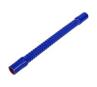 A ABSOPRO 1 Pcs 22mm 0.87" Id 400mm 15.75" Longitud 0° Blue Red Manguera De Silicona Roscada Para Refrigerante De Coche Universal