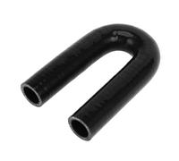 A ABSOPRO 1 Pcs 25mm/0.98" Id 150mm/5.91" Longitud 180 Grados Black Car Silicone Hose Coolant Hose Universal
