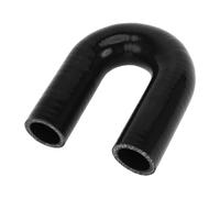 A ABSOPRO 1 Pcs 30mm/1.18" Id 120mm/4.72" Longitud 180 Degrees Manguera De Silicona Negra Para Coche Universal