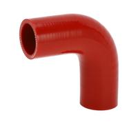 A ABSOPRO 1 Pcs 38mm/1.50" Id 90mm/3.54" Longitud 90 Grados Manguera De Silicona Roja Para Refrigerante De Coche Universal