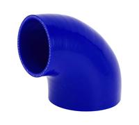A ABSOPRO 1 Pcs 76-102mm/2.99"-4.02" Id 90mm/3.54" Longitud 90 Grados Manguera De Silicona Azul Para Refrigerante De Coche Universal