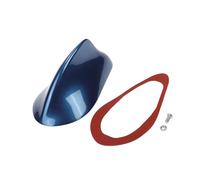 A ABSOPRO 1 Pieza Cubierta de Antena de Aleta de Tiburón Delantera Universal Señal de Techo para Coche SUV Camión Todoterreno Material ABS con Base Adhesiva Azul Oscuro Reemplazo de artículo