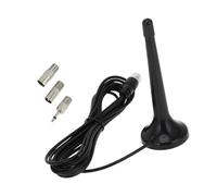 A ABSOPRO 1 Set Universal Sucker Signal Antenna Car Truck Car Radio Aerial Mount Black Silver Tone with 3 Adapters Reemplazo de artículo