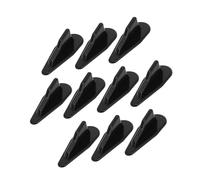 A ABSOPRO 10 Piezas De Antena Falsa De Aleta De Tiburón Universal Montaje 3.1" Aérea Solo para Decoración Negro Reemplazo artículo