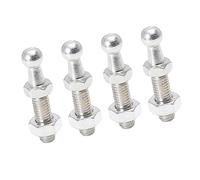 A ABSOPRO 10mm M8x25mm Gas Puntal Bola Perno Plateado Tono para Gas Puntales Amortiguadores