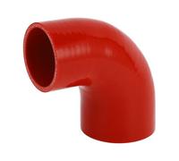 A ABSOPRO 1Pc. Manguera De Silicona Roja De 90 Grados De Longitud De 90mm/3.54" Y Diámetro Interior De 60mm/2.36"-70mm/2.76" Para Refrigerante De Coche Universal