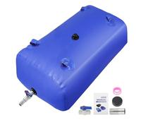 A ABSOPRO 240 L/63.4 GAL Bolsa De Almacenamiento De Agua Contenedor De Gran Capacidad Plegable Tanque De Agua Portátil Bolsa De Agua De Emergencia Bolsa De Agua Blanda para RV 1000D