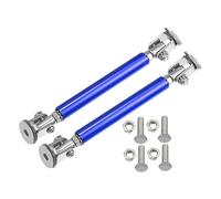 A ABSOPRO 3"-5" 75mm Coche Delantero Parachoques Labio Divisor Puente Varilla Azul - 2uds